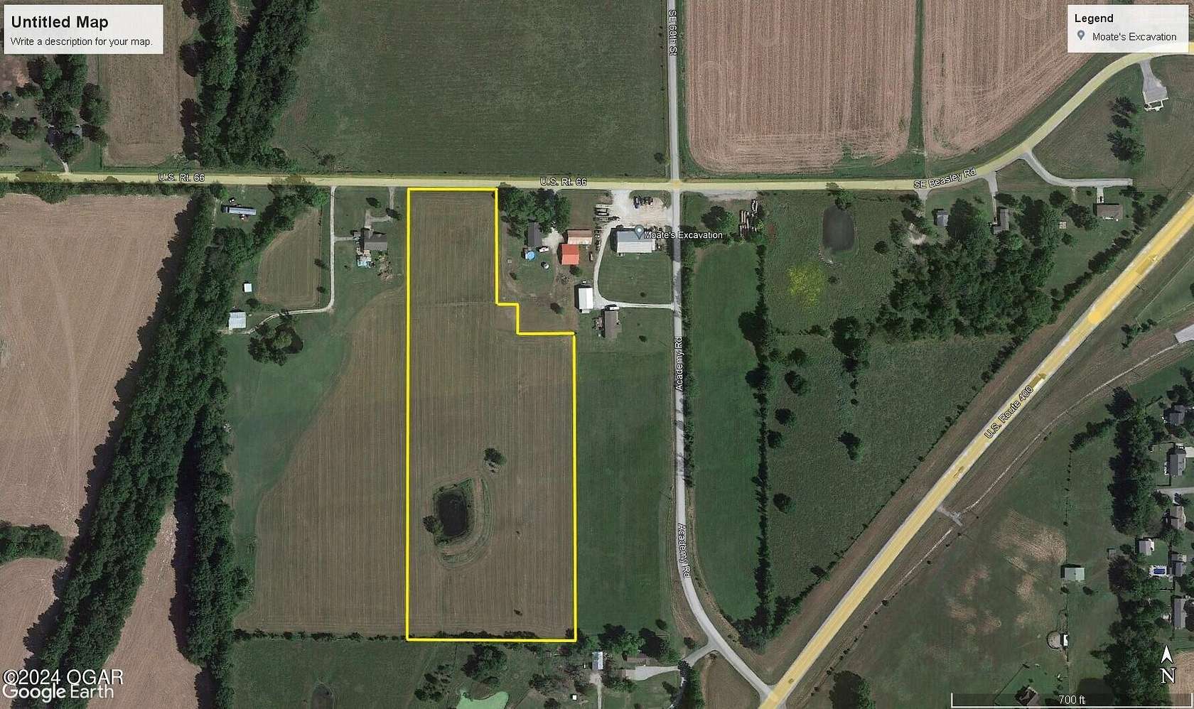 12.1 Acres of Land for Sale in Baxter Springs, Kansas