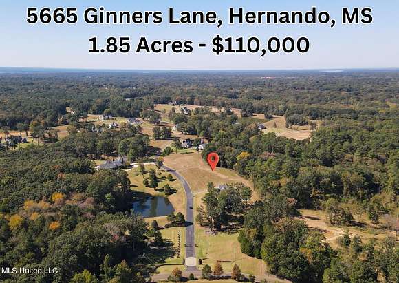 1.9 Acres of Residential Land for Sale in Hernando, Mississippi