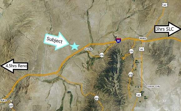 40 Acres of Recreational Land for Sale in Deeth, Nevada