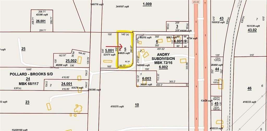 1.029 Acres of Residential Land for Sale in Mount Vernon, Alabama