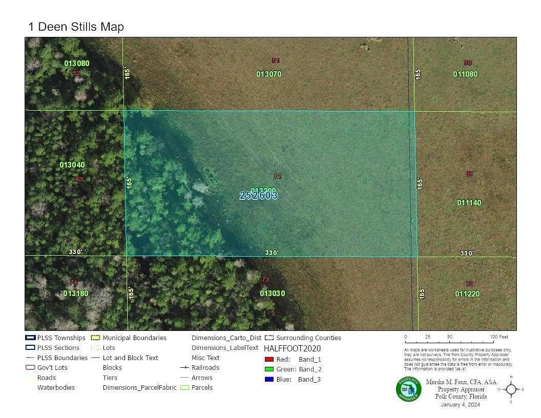 1.25 Acres of Residential Land for Sale in Polk City, Florida