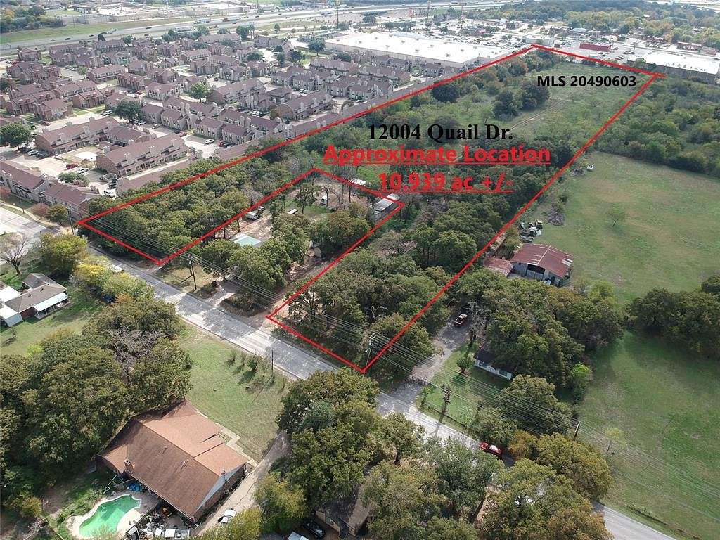 10.9 Acres of Commercial Land for Sale in Balch Springs, Texas
