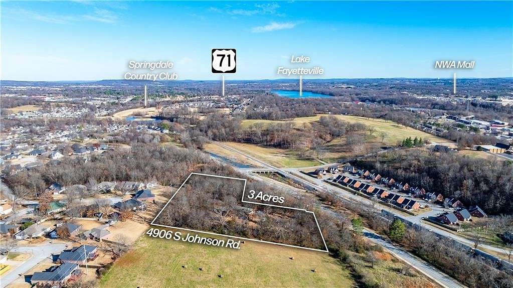 3 Acres of Land for Sale in Springdale, Arkansas