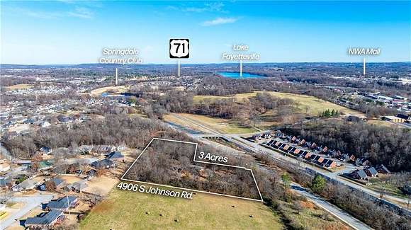 3 Acres of Land for Sale in Springdale, Arkansas