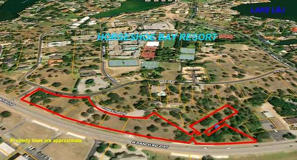 4.2 Acres of Commercial Land for Sale in Horseshoe Bay, Texas