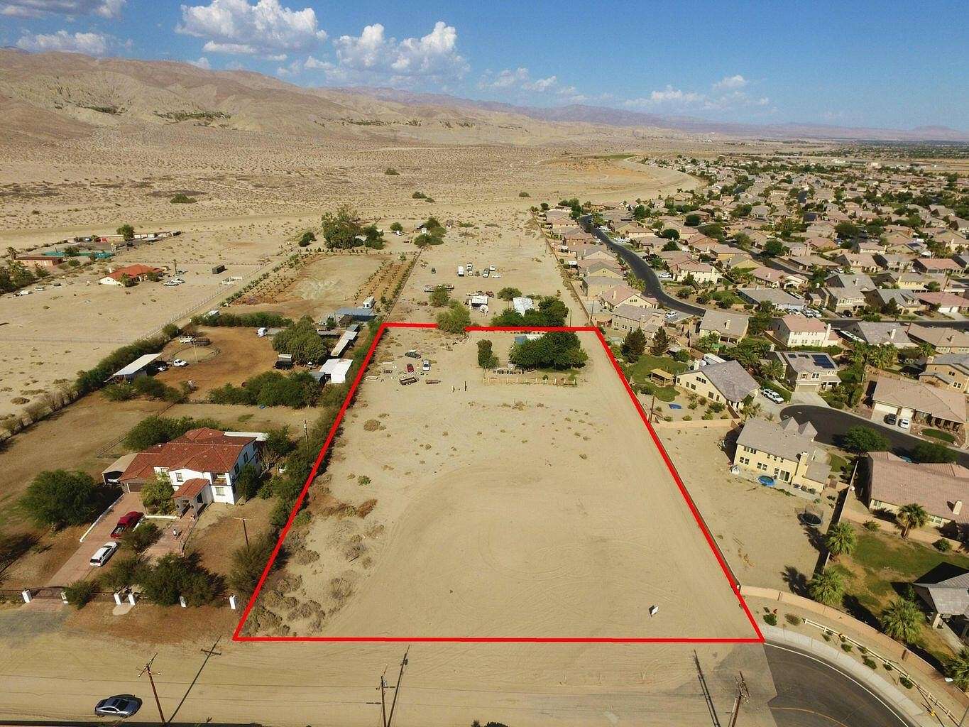 2.6 Acres of Residential Land with Home for Sale in Indio, California