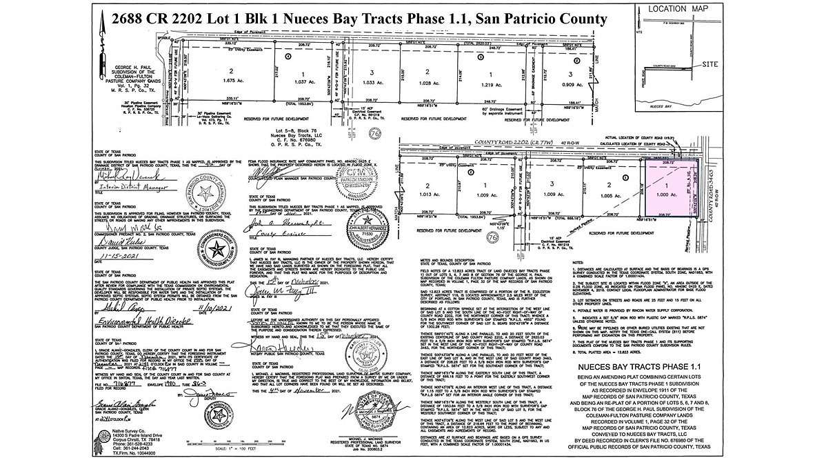 1 Acre of Residential Land for Sale in Taft, Texas