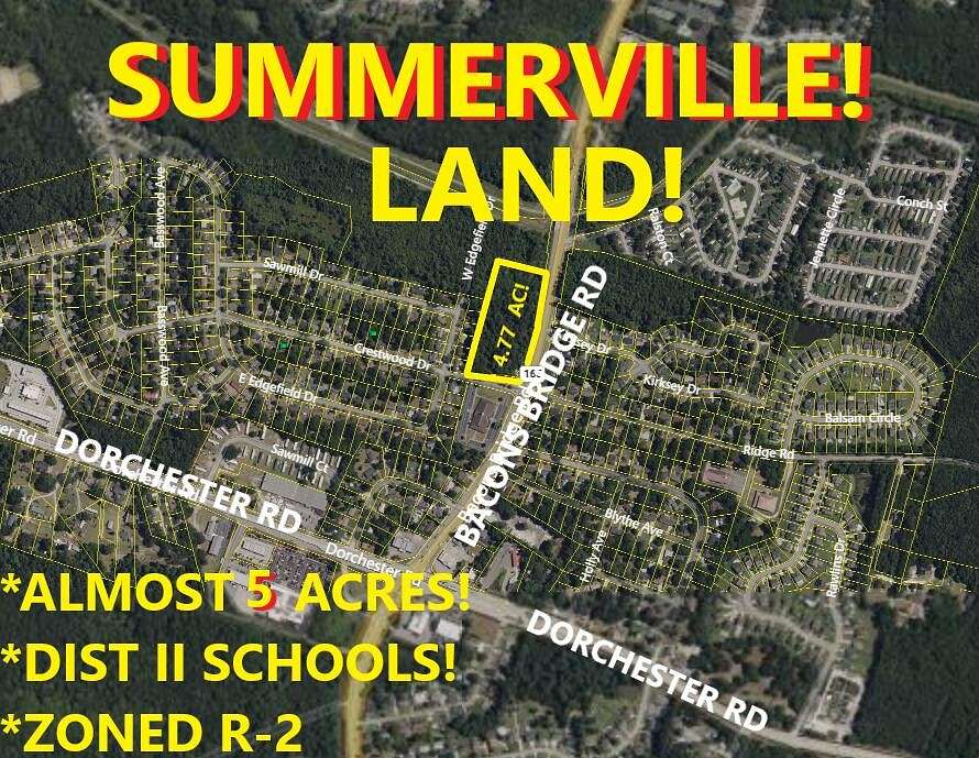 4.8 Acres of Residential Land for Sale in Summerville, South Carolina