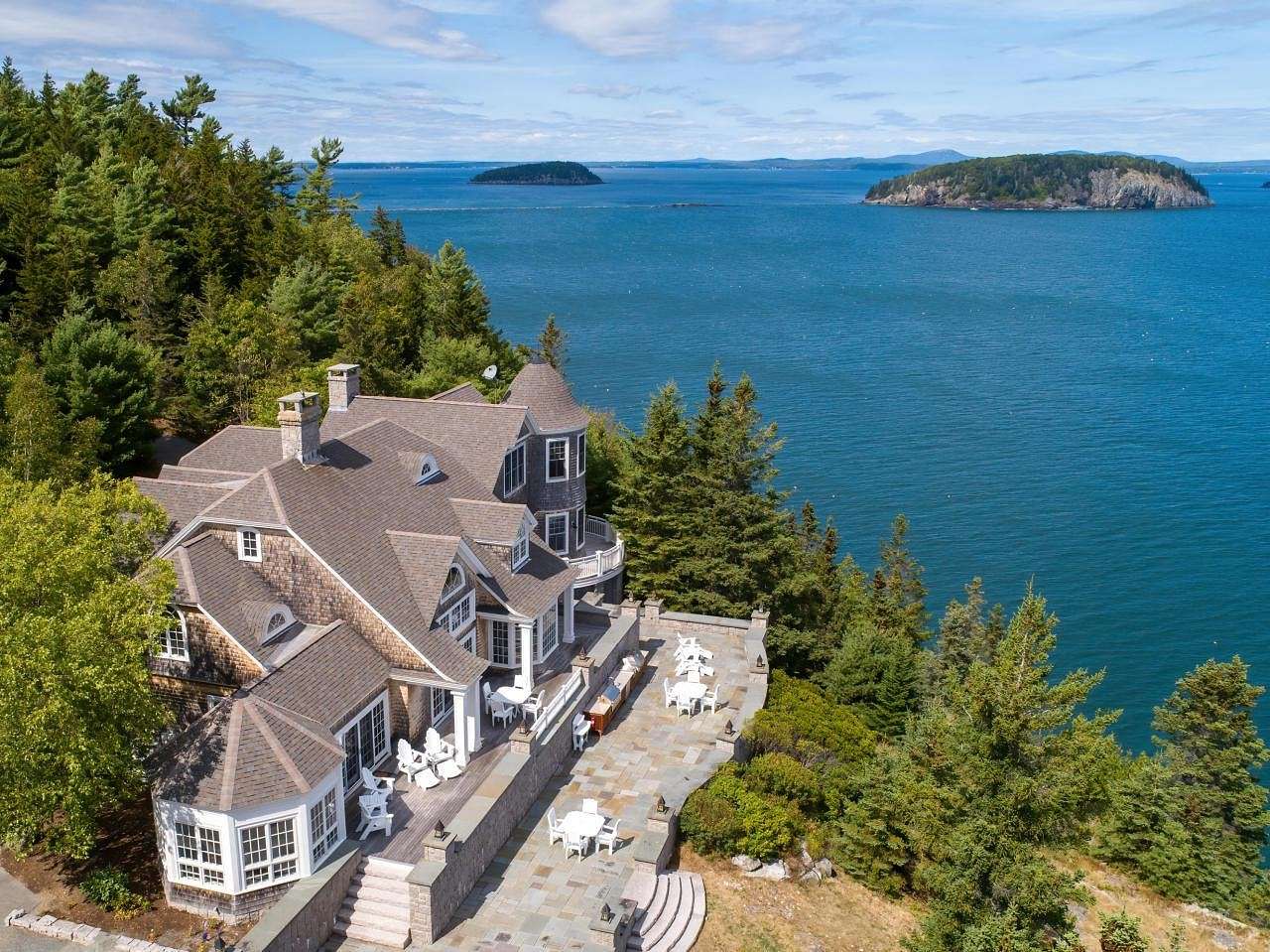 3.7 Acres of Residential Land with Home for Sale in Bar Harbor, Maine