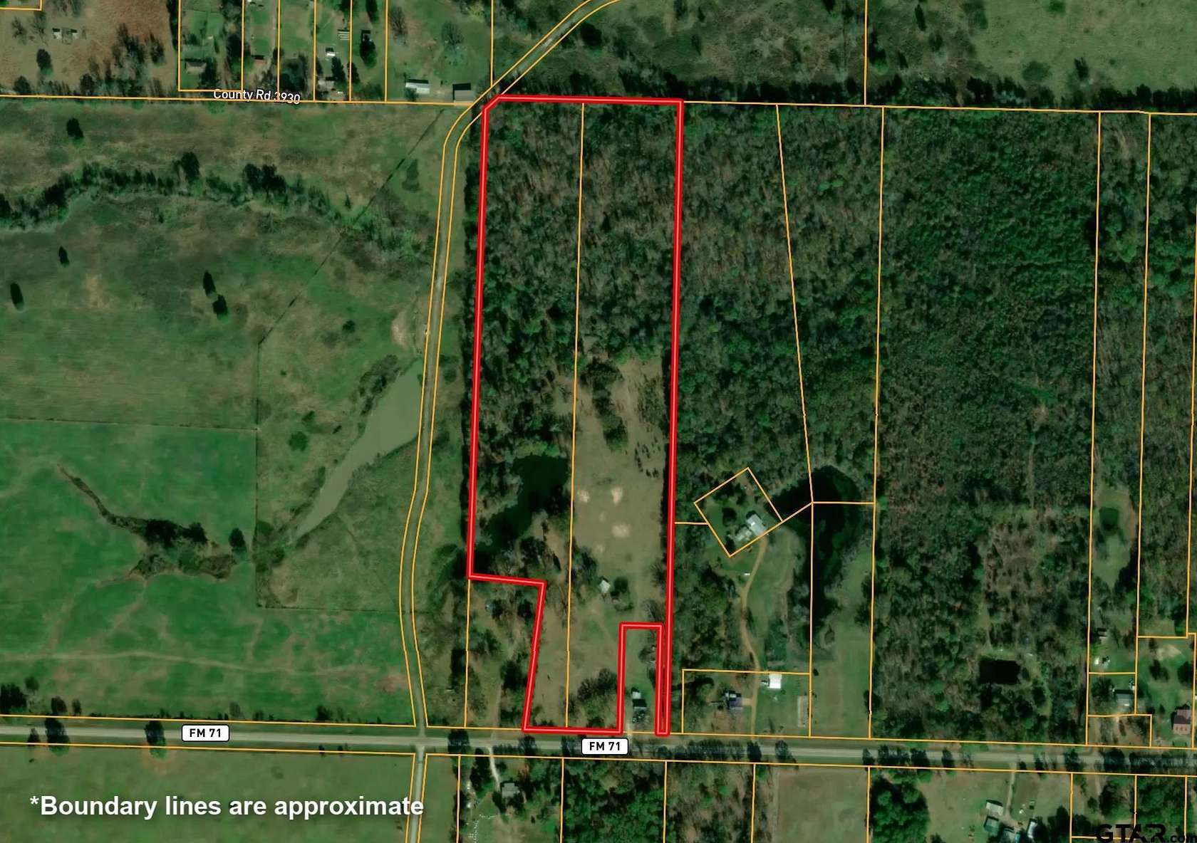 27.3 Acres of Land for Sale in Mount Pleasant, Texas