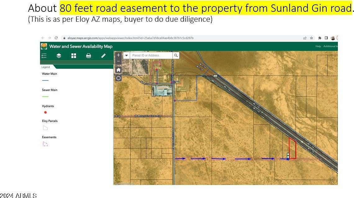 6.4 Acres of Residential Land for Sale in Eloy, Arizona