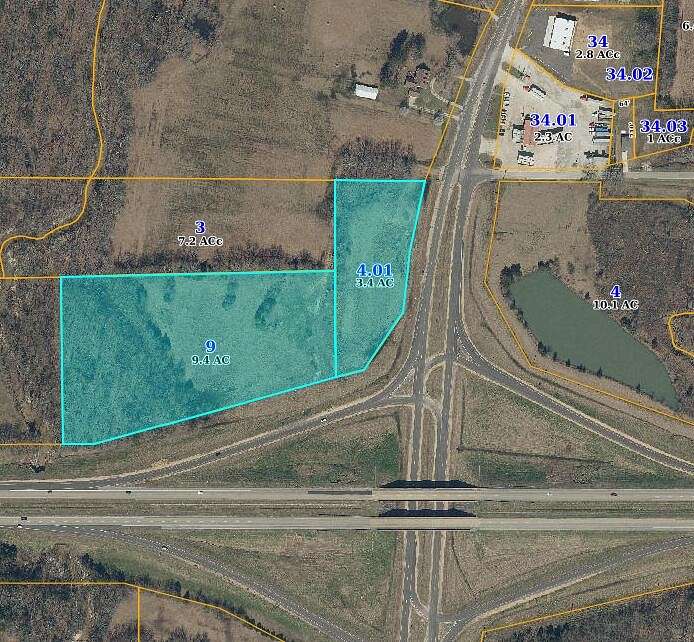 12.8 Acres of Mixed-Use Land for Sale in Mooreville, Mississippi