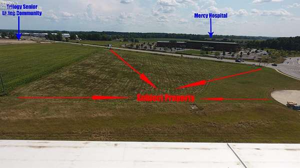 5.85 Acres of Commercial Land for Sale in Tiffin, Ohio