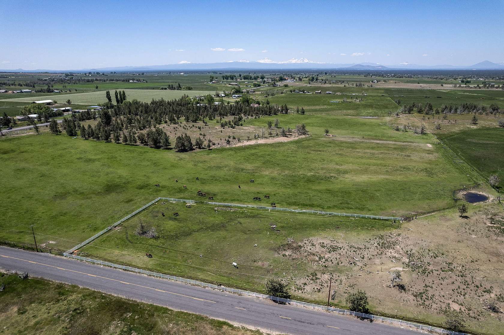 42.4 Acres of Agricultural Land with Home for Sale in Powell Butte, Oregon