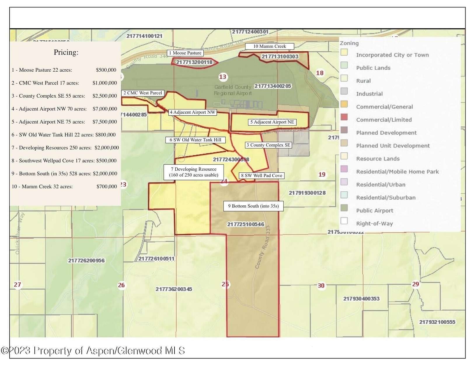1,115 Acres of Land for Sale in Rifle, Colorado
