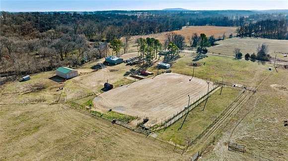 33.5 Acres of Agricultural Land with Home for Sale in Watts, Oklahoma