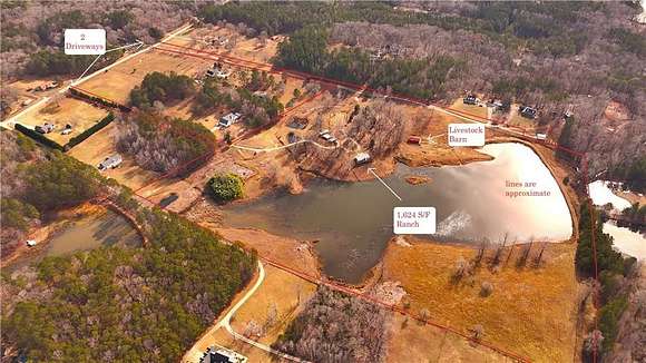 38.5 Acres of Land with Home for Sale in Douglasville, Georgia