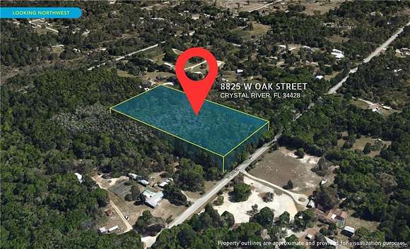 4.8 Acres of Land for Sale in Crystal River, Florida
