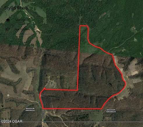 133 Acres of Recreational Land for Sale in Noel, Missouri