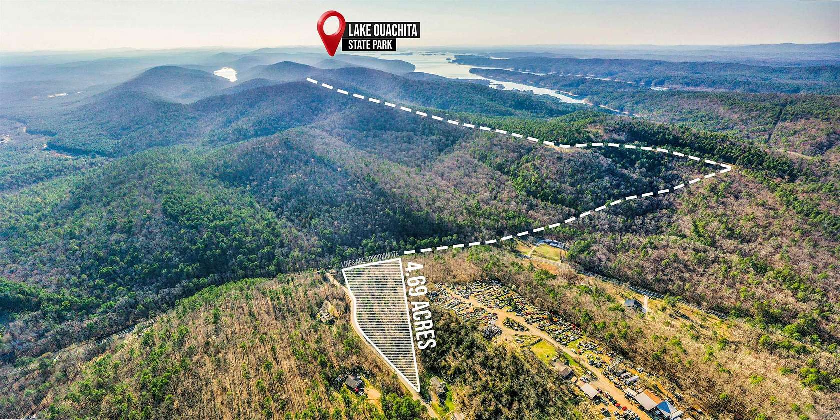4.7 Acres of Land for Sale in Hot Springs, Arkansas