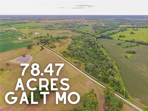 78.47 Acres of Recreational Land for Sale in Galt, Missouri