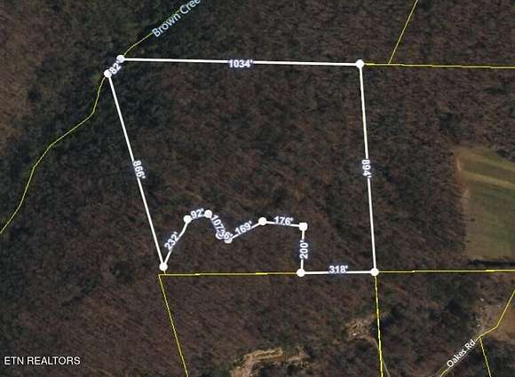 17.9 Acres of Land for Sale in Crossville, Tennessee