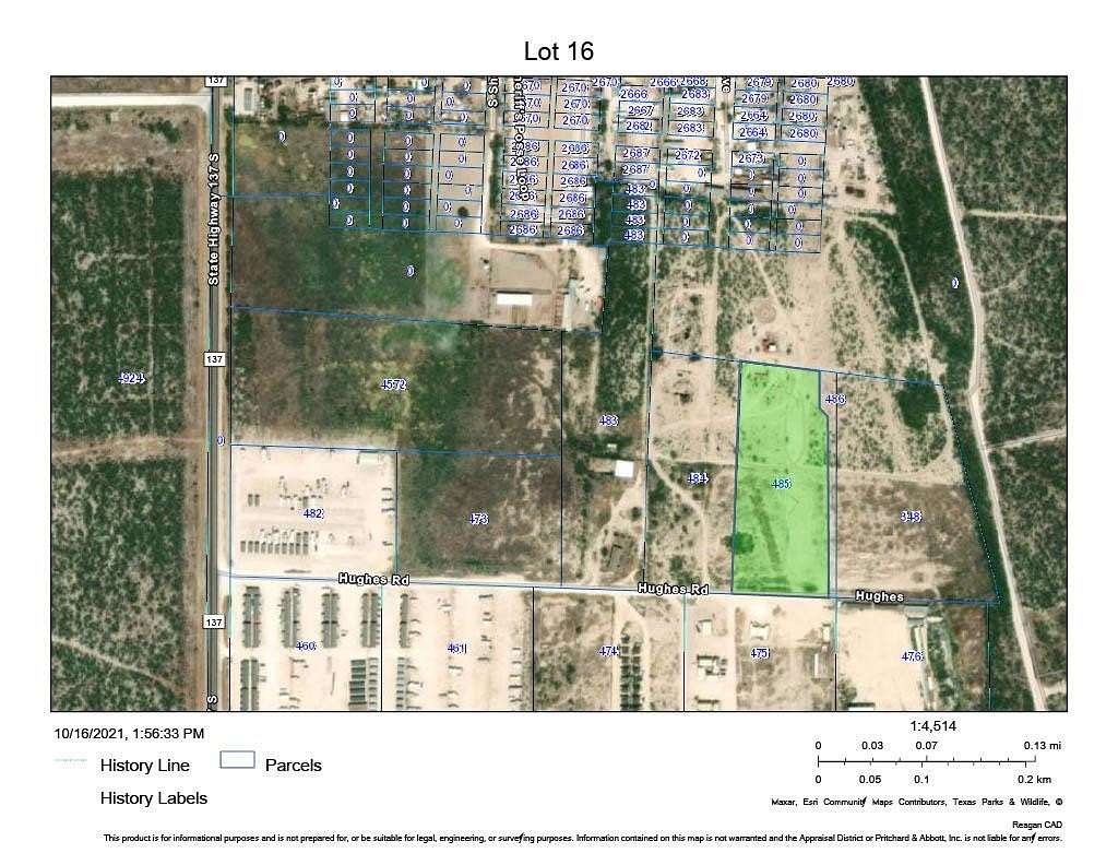 4.76 Acres of Land for Sale in Big Lake, Texas