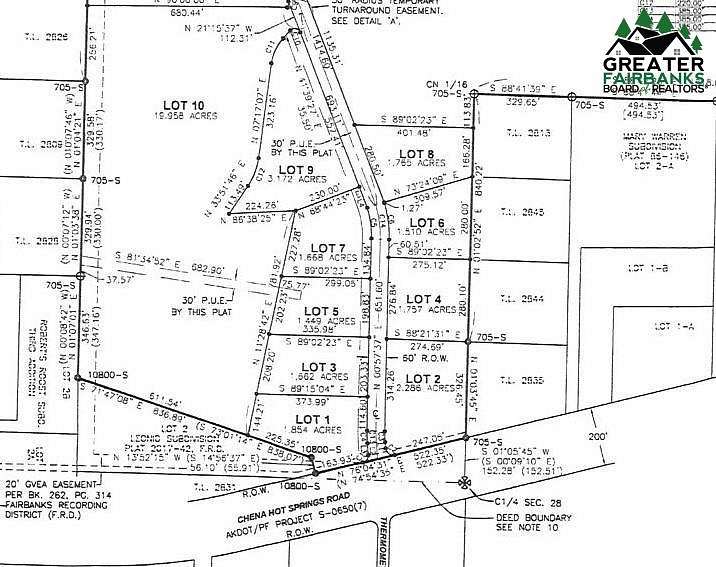 1.854 Acres of Residential Land for Sale in Fairbanks, Alaska