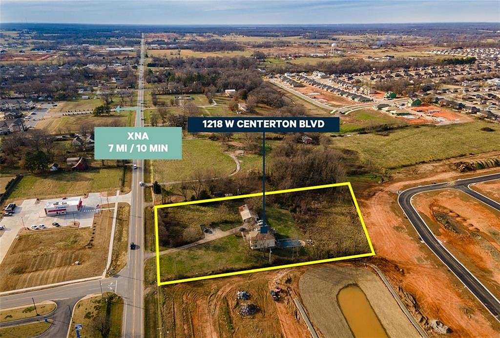 2.5 Acres of Commercial Land for Sale in Centerton, Arkansas