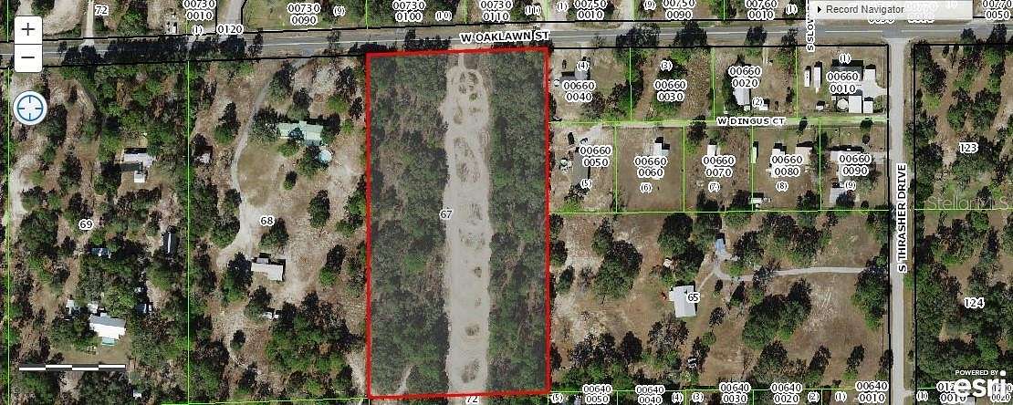 5 Acres of Residential Land for Sale in Homosassa, Florida