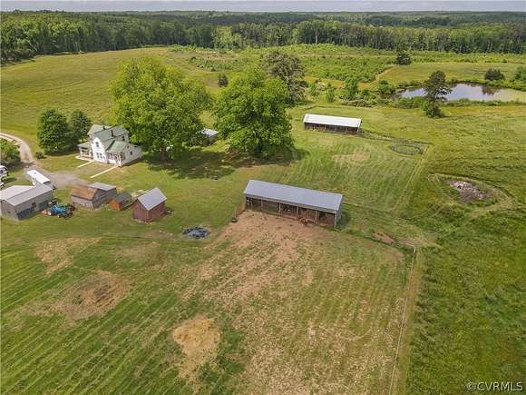 102.8 Acres of Land with Home for Sale in Crewe, Virginia