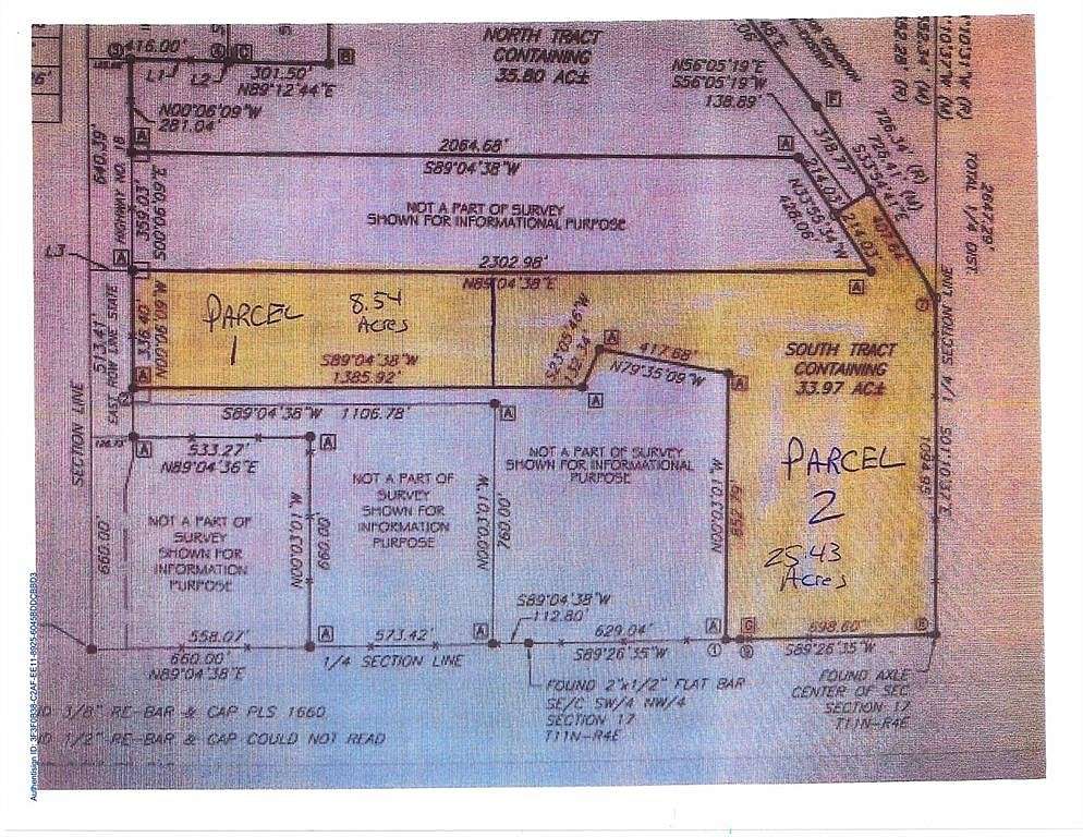 25.43 Acres of Land for Sale in Shawnee, Oklahoma