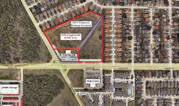 10.5 Acres of Commercial Land for Sale in Saginaw, Texas