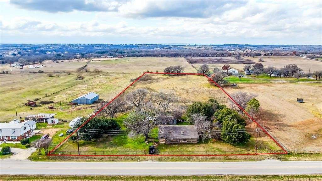 5.6 Acres of Residential Land with Home for Sale in Weatherford, Texas