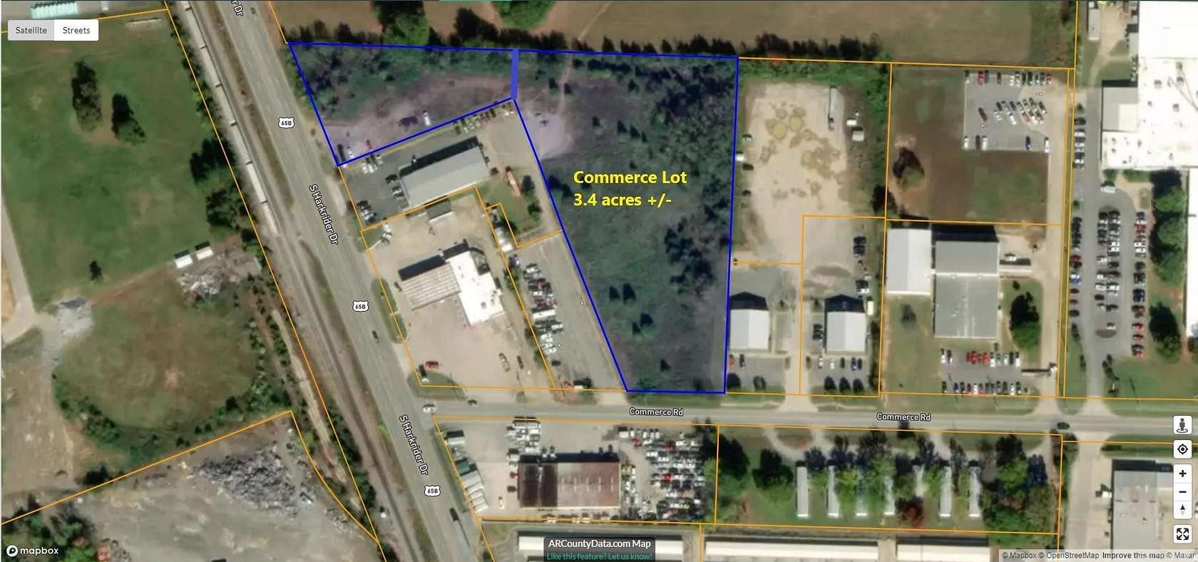 3.4 Acres of Commercial Land for Sale in Conway, Arkansas