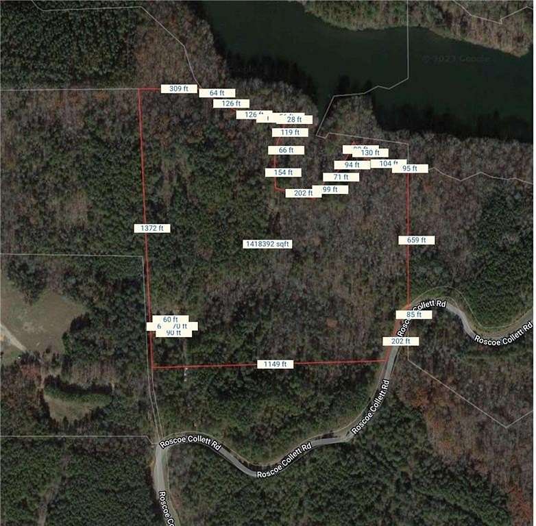 43.22 Acres of Land for Sale in Dawsonville, Georgia