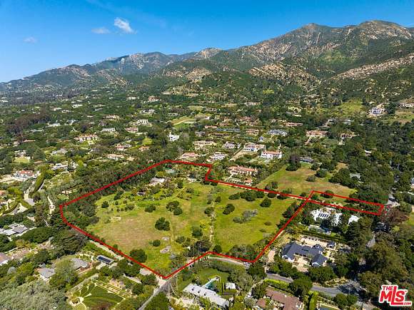 12.8 Acres of Land with Home for Sale in Santa Barbara, California