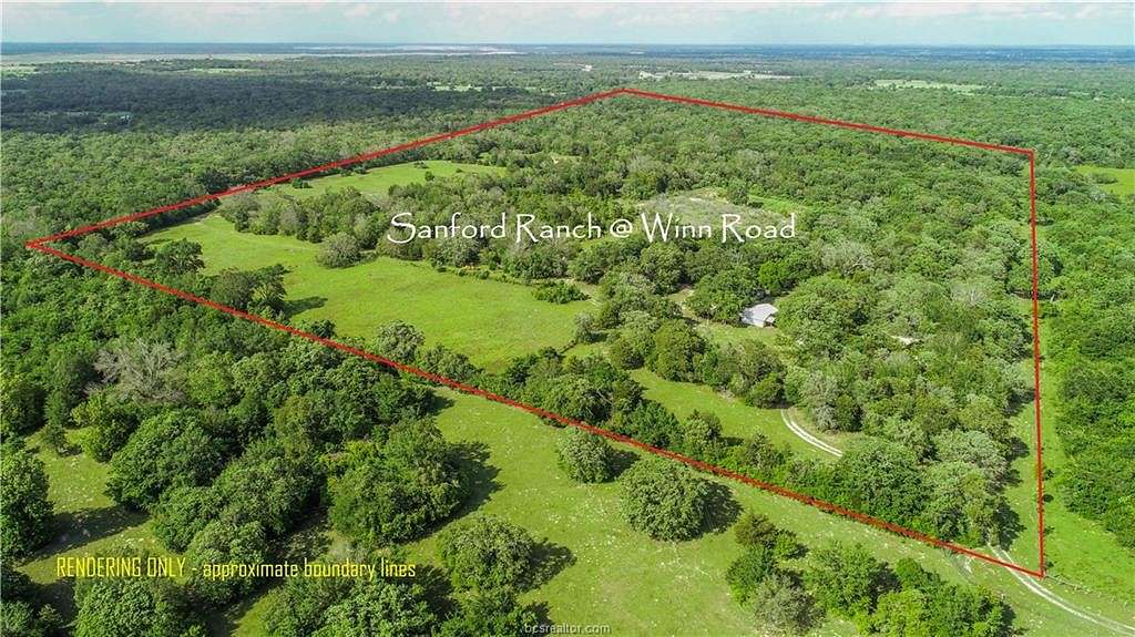 76.1 Acres of Recreational Land with Home for Sale in Franklin, Texas