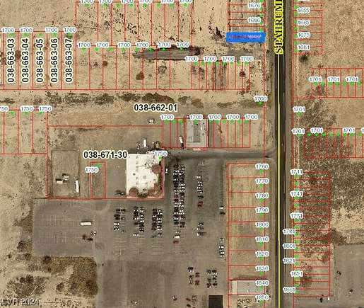 0.072 Acres of Commercial Land for Sale in Pahrump, Nevada