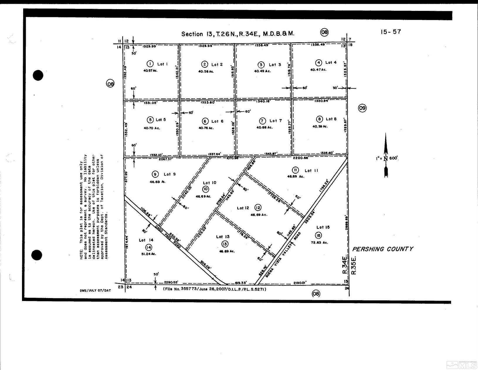 40.4 Acres of Land for Sale in Lovelock, Nevada