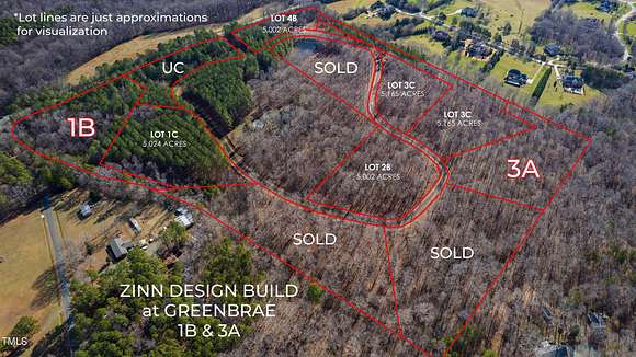5 Acres of Residential Land with Home for Sale in Chapel Hill, North Carolina