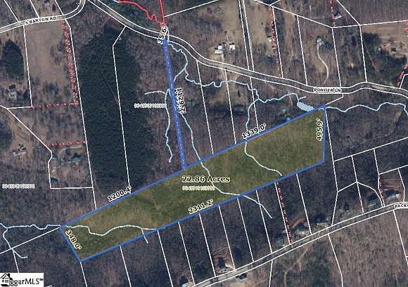 22.9 Acres of Land for Sale in Taylors, South Carolina