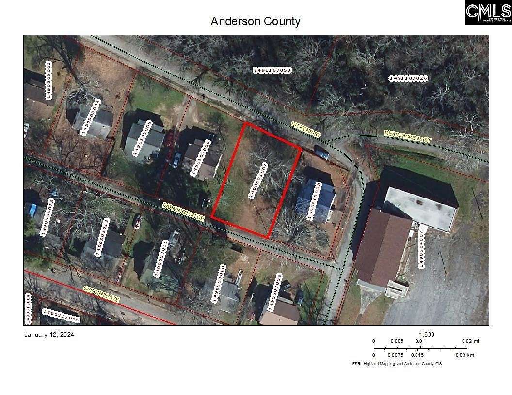 0.18 Acres of Residential Land for Sale in Anderson, South Carolina