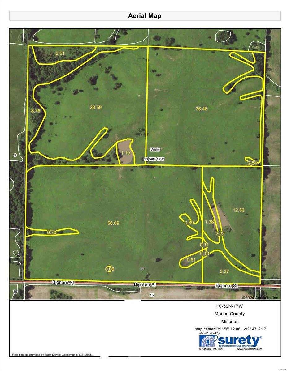160 Acres of Recreational Land & Farm for Sale in New Cambria, Missouri