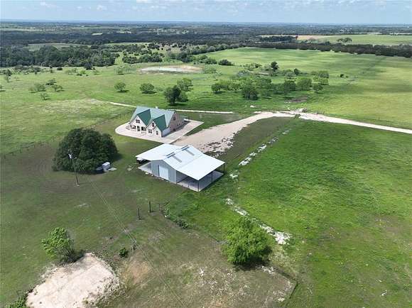 88.4 Acres of Agricultural Land with Home for Sale in Purmela, Texas
