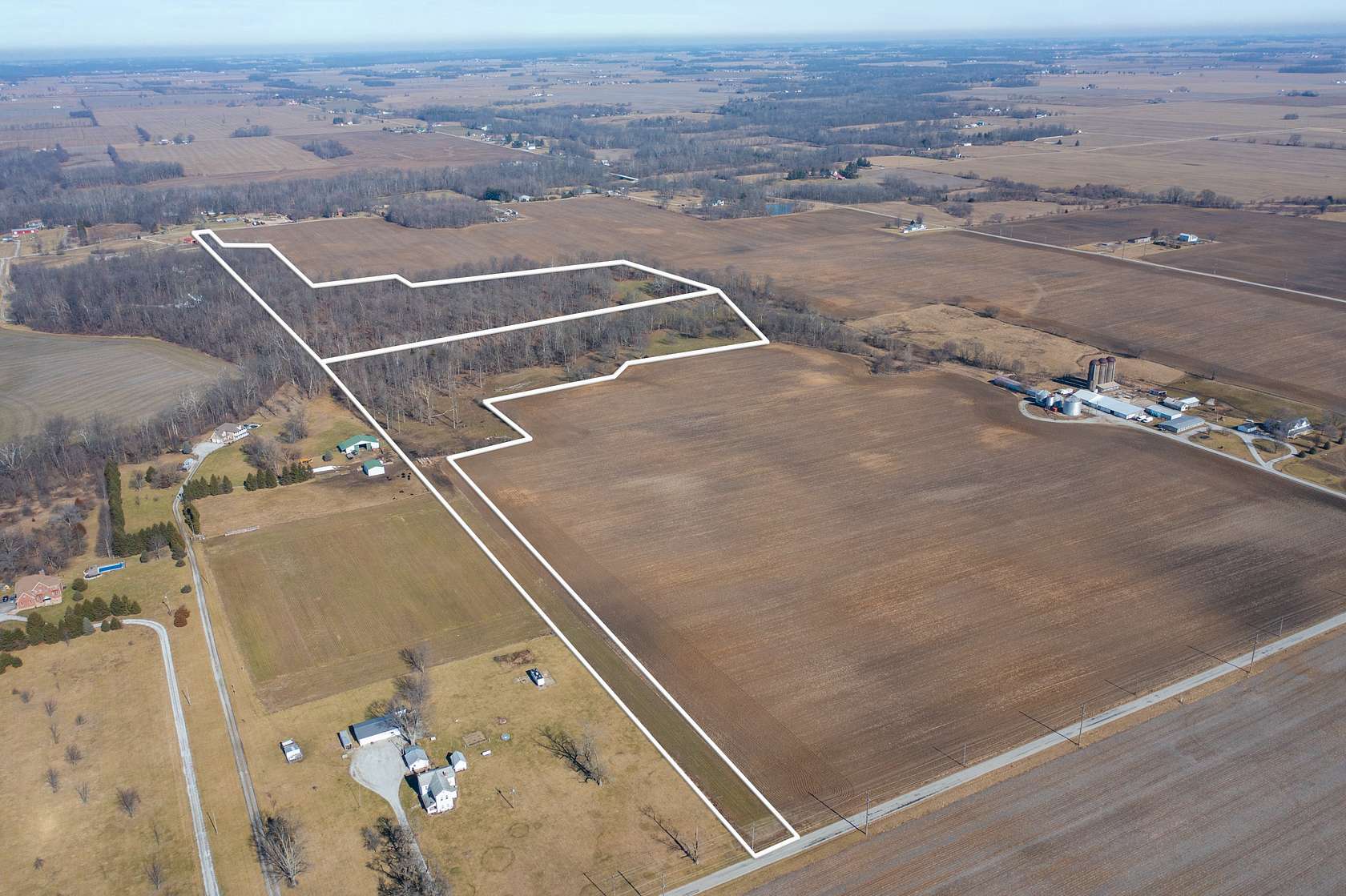 39.2 Acres of Agricultural Land for Sale in Manilla, Indiana