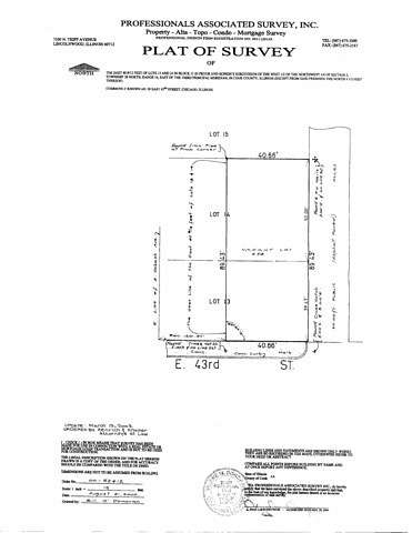 0.08 Acres of Commercial Land for Sale in Chicago, Illinois