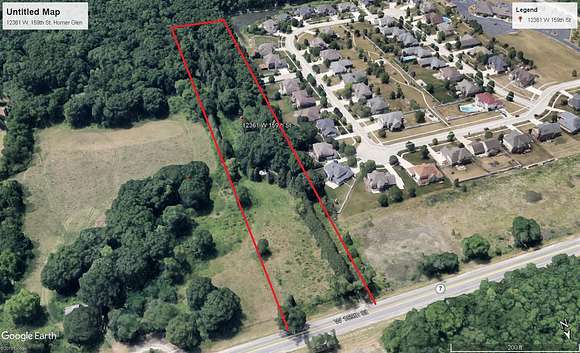 4.7 Acres of Mixed-Use Land for Sale in Homer Glen, Illinois