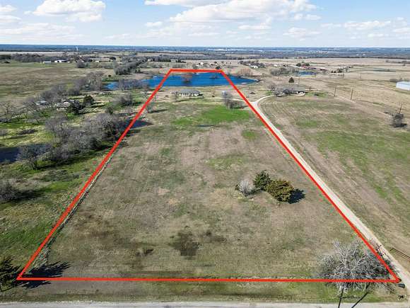 11.1 Acres of Recreational Land with Home for Sale in Ennis, Texas