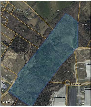 38.6 Acres of Commercial Land for Sale in Greeneville, Tennessee